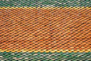 colourful roof tiles