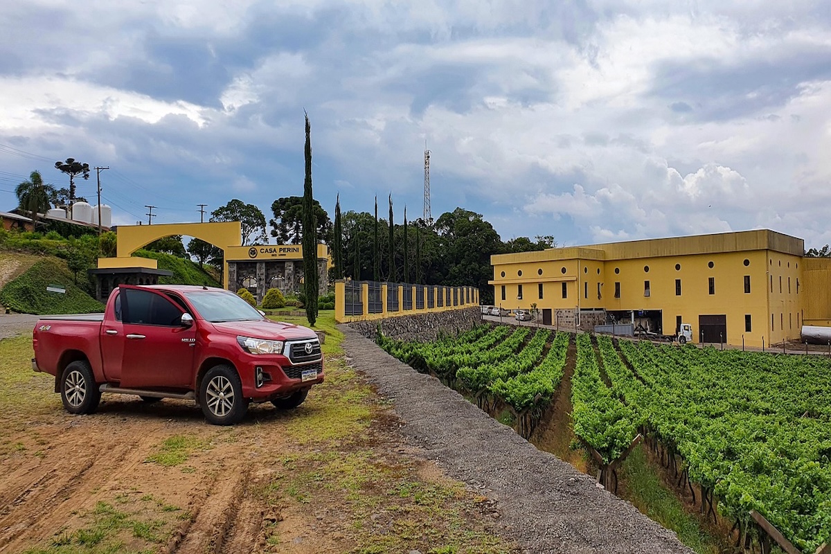 hilux in open field